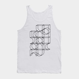 Random Geometric Pattern 2 Tank Top